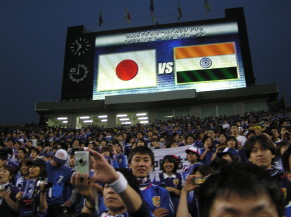 ２００６ドイツＷ杯アジア１次予選　日本代表対インド代表　埼玉スタジアム２００２
